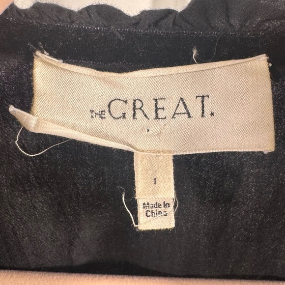 The Great Tuxedo Black Button Up Blouse - Picture 7 of 8